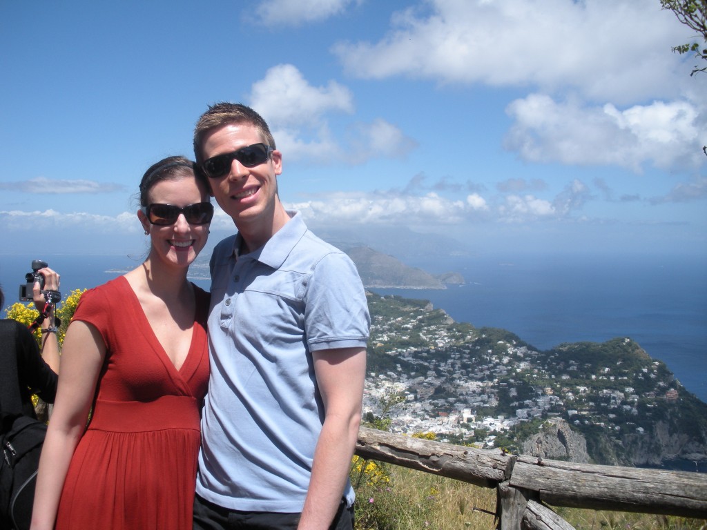 The view from the top of Capri