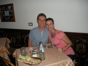 Dan and Ann Taylor at Piccolo Arancio