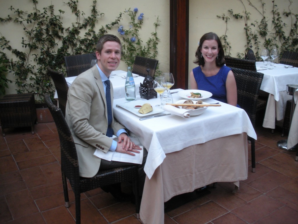 Dan and Ann Taylor at Antica Pesa