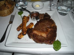 Entrecôte at Restaurant Mariette