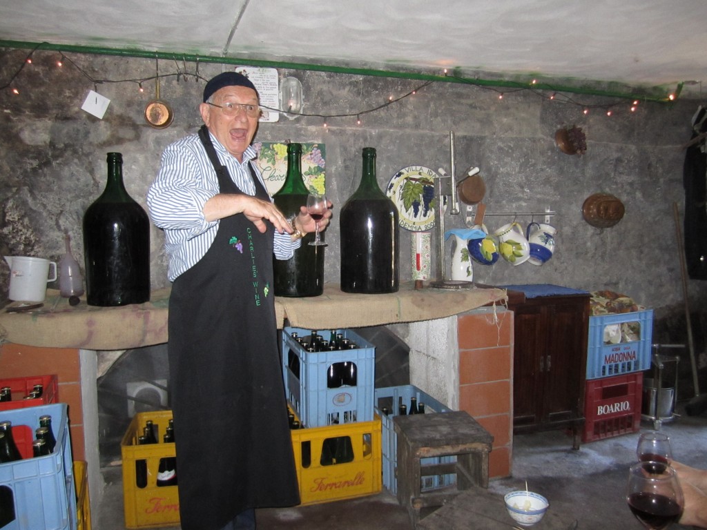 After a few glasses of wine, Carlo's stories get more lively