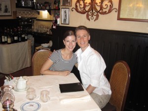 Ann Taylor and Dan at Ristorante Caruso